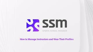 How to Manage Instructors & View Profiles