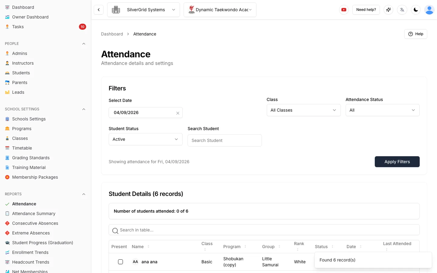 Kickboxing Gym Software